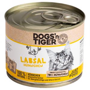 Dogs'n Tiger Senior Cat, 6 x 200 g - Kurczak