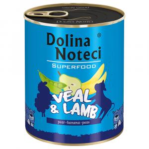 Dolina Noteci Superfood, 6 x 800 g - Cielęcina i jagnięcina