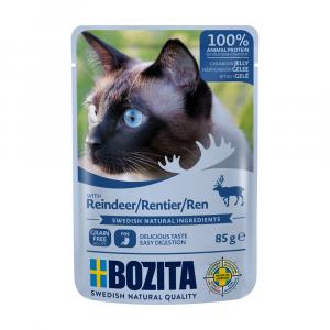 Megapakiet Bozita kawałki w galarecie, saszetki 24 x 85 g - Renifer