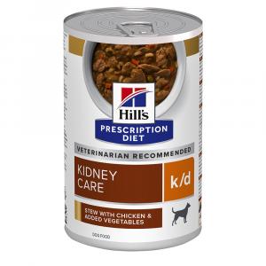 Hill's Prescription Diet k/d Kidney Care gulasz, kurczak - 12 x 354 g