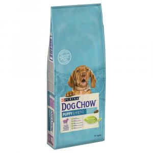 12 + 2 kg gratis! PURINA Dog Chow, karma sucha, 14 kg - Puppy, jagnięcina