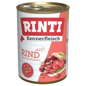 Megapakiet RINTI Kennerfleisch, 24 x 400 g - Wołowina