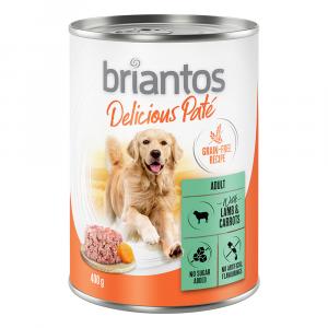 Briantos Delicious Paté, 24 x 400 g - Jagnięcina i marchew