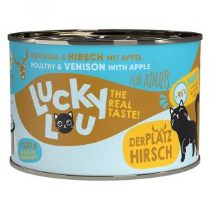 Lucky Lou Adult 6 x 200 g - Drób i jelenie