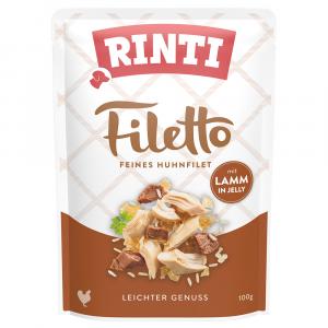 RINTI Filetto w galarecie, saszetki, 24 x 100 g - Kurczak z jagnięciną