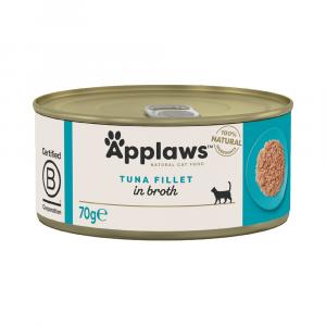 Applaws w bulionie, 12 x 70 g - Filet z tuńczyka