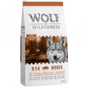 Korzystny pakiet Wolf of Wilderness, 2 x 12 kg - Adult Mix: jagnięcina, dziczyzna