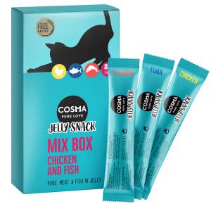 6 + 2 gratis! Cosma Jelly Snack, 8 x 14 g - Pakiet mieszany I