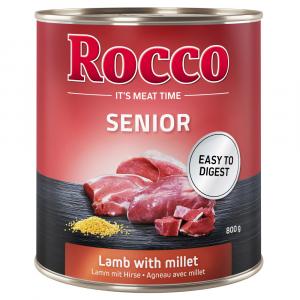 Megapakiet Rocco Senior, 24 x 800 g - Pakiet mieszany, 2 smaki