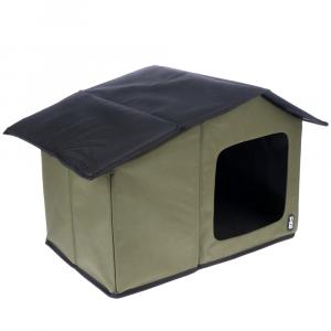 TIAKI domek dla kota Camo - Dł. x szer. x wys.: 58 x 42 x 37 cm