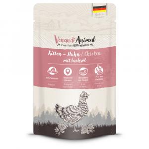 Korzystny pakiet Venandi Animal Kitten, 24 x 125 g - Kurczak z olejem z łososia