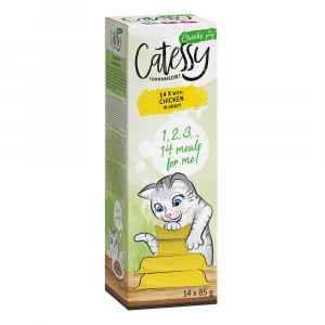 Catessy kawałeczki w sosie, tacki, 14 x 85 g - Z kurczakiem