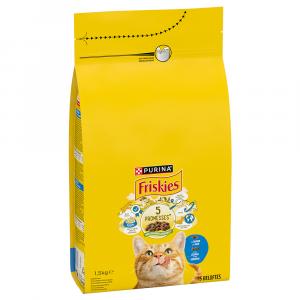 PURINA Friskies Adult Cat, łosoś i warzywa - 3 x 1,5 kg