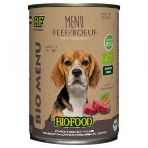 BF Petfood Organic Menu, biowołowina - 400 g