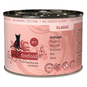 Korzystny pakiet catz finefood, 12 x 200 g - Drób