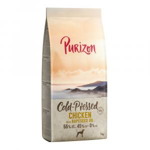 25% taniej! Purizon, karma sucha, bez zbóż, 1 kg - Coldpressed, kurczak z olejem rzepakowym