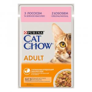 22 + 4 gratis! PURINA Cat Chow, mokra karma, 26 x 85 g - Łosoś