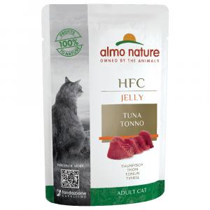 Megapakiet Almo Nature HFC Jelly, 24 x 55 g - Tuńczyk