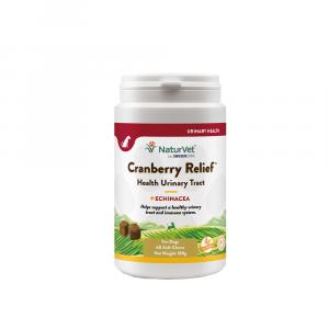 NaturVet Cranberry Relief - 60 tabletek do żucia