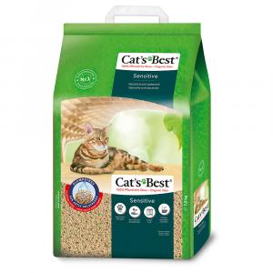 Cat's Best Sensitive żwirek zbrylający się - 2 x 20 l (14,4 kg)