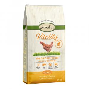15% taniej! Lukullus, karma sucha, 10 kg / 12 kg / 15 kg - Vitality Trawienie, kurczak (bez zbóż), 12 kg