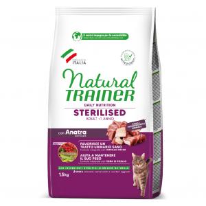 Natural Trainer Sterilised, kaczka - 1,5 kg