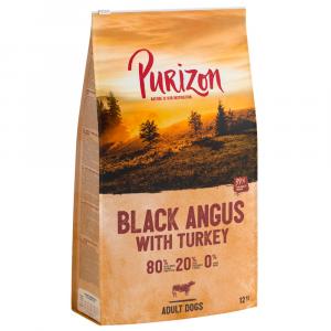 Purizon Adult, wołowina Black-Angus i indyk, bez zbóż - 2 x 12 kg