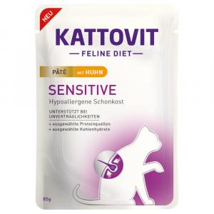 Korzystny pakiet Kattovit Sensitive Paté, 30 x 85 g - Kurczak