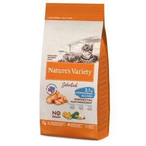 Nature's Variety No Grain Sterilised, łosoś norweski - 7 kg