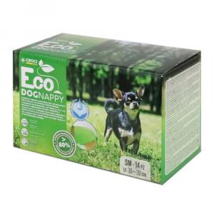 Croci Nappy Eco pieluchy dla psów - Rozm. S: 30 - 39 cm, 14 sztuk