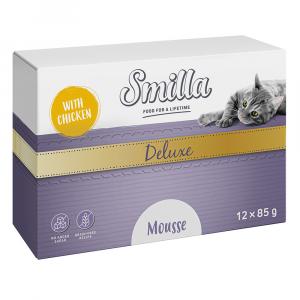 15% taniej! Smilla Deluxe w musie, 48 x 85 g - Z kurczakiem