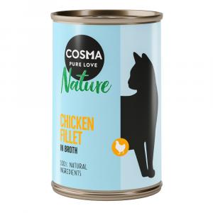 Megapakiet Cosma Nature, 24 x 140 g - Filet z kurczaka
