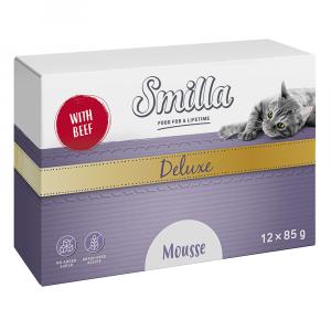 Smilla Deluxe w musie, 12 x 85 g - Z wołowiną i tymiankiem