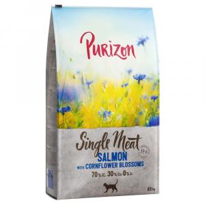 Purizon Single Meat, łosoś z kwiatami chabru - 6,5 kg