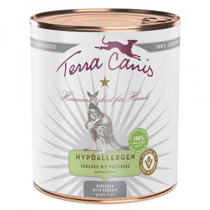 Terra Canis Hypoallergen, 6 x 800 g - Kangur z pasternakiem