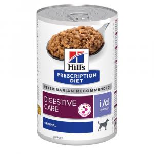 24 + 12 gratis! Hill's Prescription Diet, 36 x 360 g / 370 g - i/d Low Fat Digestive Care, 36 x 360 g