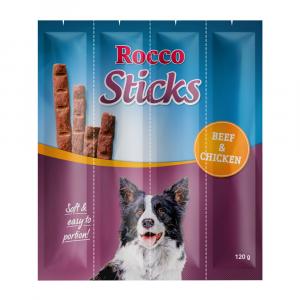 Rocco Sticks - Wołowina i kurczak, 12 szt. (120g)