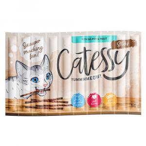 Pakiet Catessy Sticks, 50 x 5 g - Z łososiem i pstrągiem