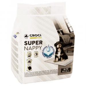 Croci Super Nappy, podkłady dla szczeniąt - Dł. x szer.: 60 x 40 cm, 50 szt., 2 x 50 szt.