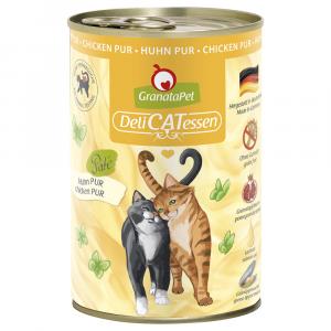 GranataPet DeliCatessen, 6 x 400 g - Czysty kurczak