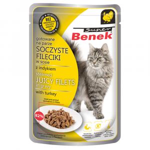 Super Benek Filety w sosie, 28 x 85 g - Indyk