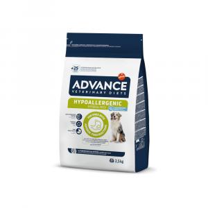25% taniej! 2x Advance Veterinary Diets, karma sucha dla psa, różne rodzaje - Hypoallergenic, 2 x 2,5 kg