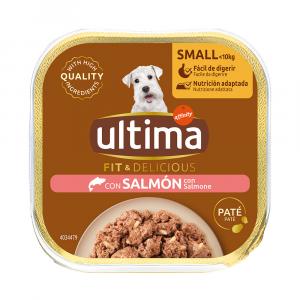 Ultima Fit & Delicious Paté Mini dla psa, 22 x 150 g - Łosoś