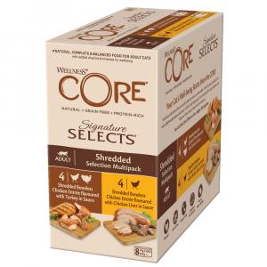 Korzystny pakiet Wellness Core Cat Signature Selects, 16 x 79 g - Wybór w paskach