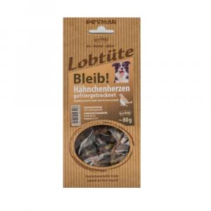 Petman Lobtüte Bleib! Serca z kurczaka - 80 g