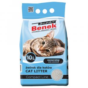 Super Benek Compact żwirek dla kota - 10 l (ok. 8,8 kg)
