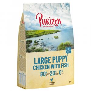 20% taniej! Purizon, karma sucha, 1 kg - Large Puppy, kurczak i ryba, bez zbóż