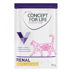 Concept for Life Veterinary Diet Renal, kurczak, saszetki - 48 x 85 g