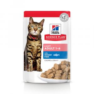 Hill's Science Plan Adult Light - Ryba morska, 48 x 85 g