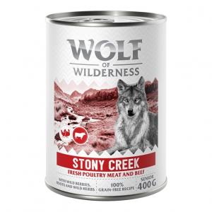 Wolf of Wilderness Senior “Expedition”, 6 x 400 g - Stony Creek - Drób z wołowiną